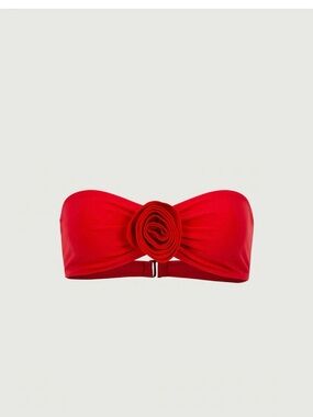 SAME ROSETTE BANDEAU TOP. NWT. Small